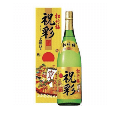 Rượu Sake vảy vàng Takara Shuzo mặt trời đỏ chai 1.8L