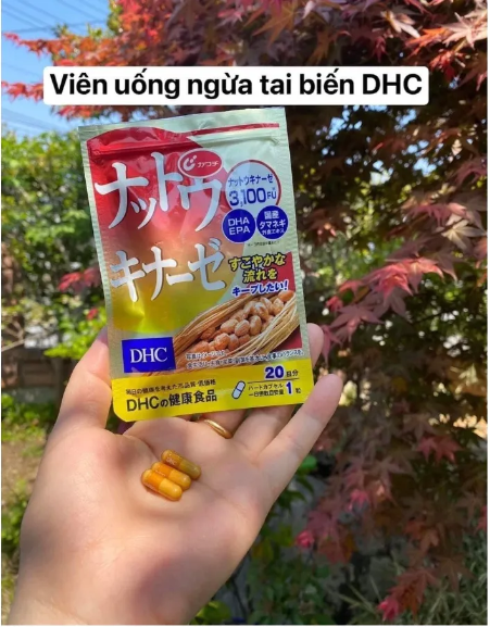 Viên uống chống đột quỵ DHC natto Ichou