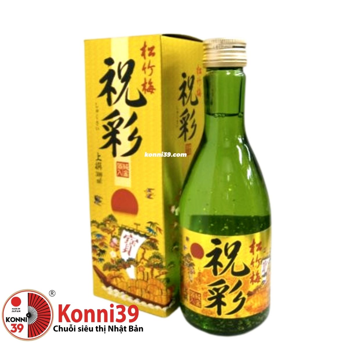 Rượu Sake vảy vàng Takara Shuzo chai 300ml – xanh